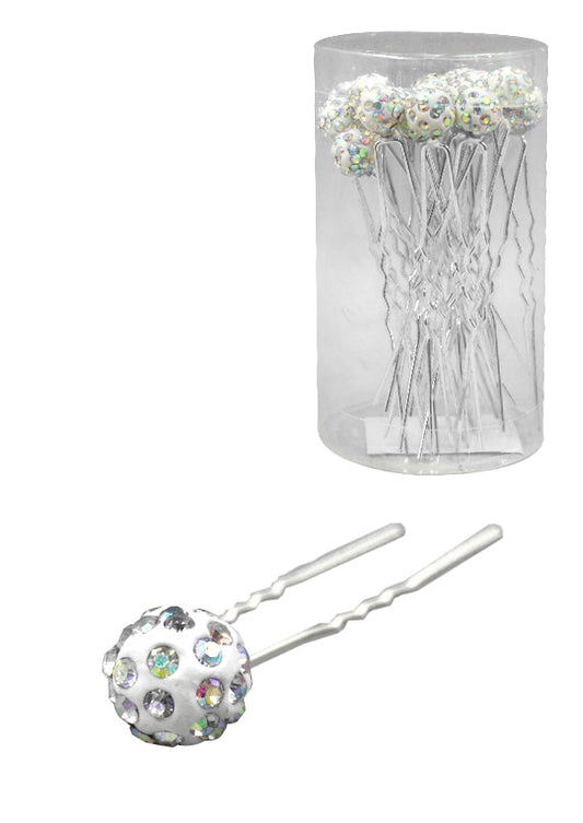 Magic Gold Fashion Hair Pins #7669 Silver