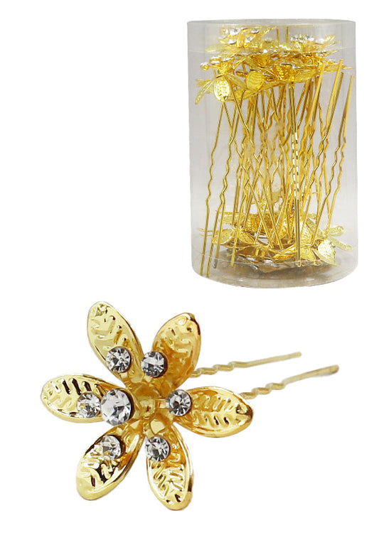 Magic Gold Fashion Hair Pins #7672 Gold
