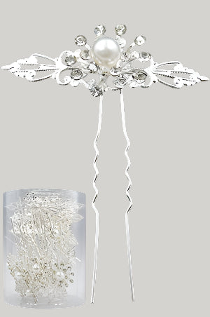 Magic Gold Fashion Hair Pins #8896 Silver