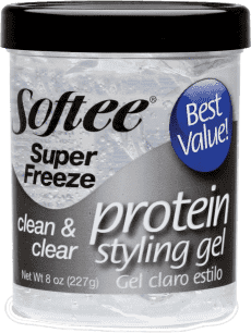 Softee Super Freeze Protein Styling Gel 8oz - Beautiful Black Hair