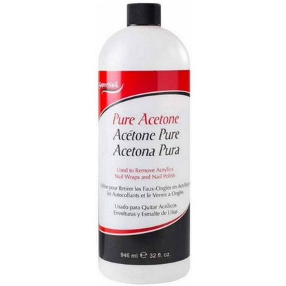 SuperNail Pure Acetone 32oz
