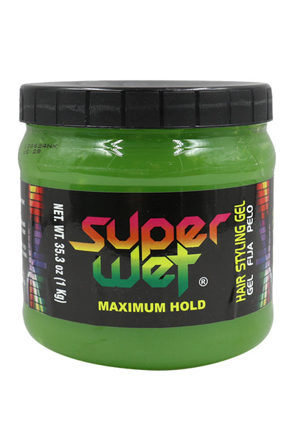 Super Wet Maximum Hold Hair Styling Gel - Green