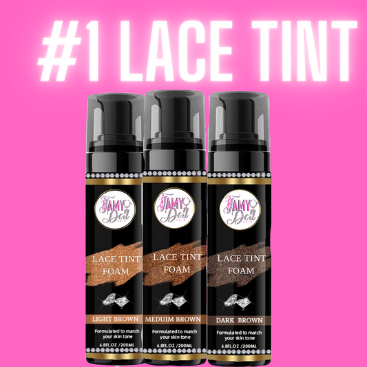 Tamy Doll Hair Lace Tint Mousse - Light Brown