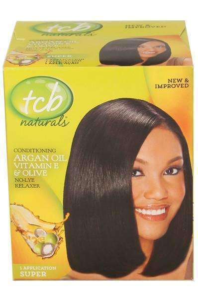 TCB Naturals No Lye Argan & Olive Relaxer - Super - Beautiful Black Hair