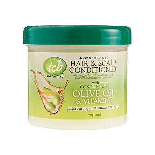 TCB Naturals Hair & Scalp Conditioner w/ Olive Oil & Vitamin E - Beautiful Black Hair