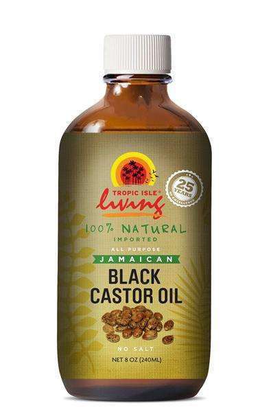 Tropic Isle Living Jamaican Black Castor Oil 8oz - Beautiful Black Hair