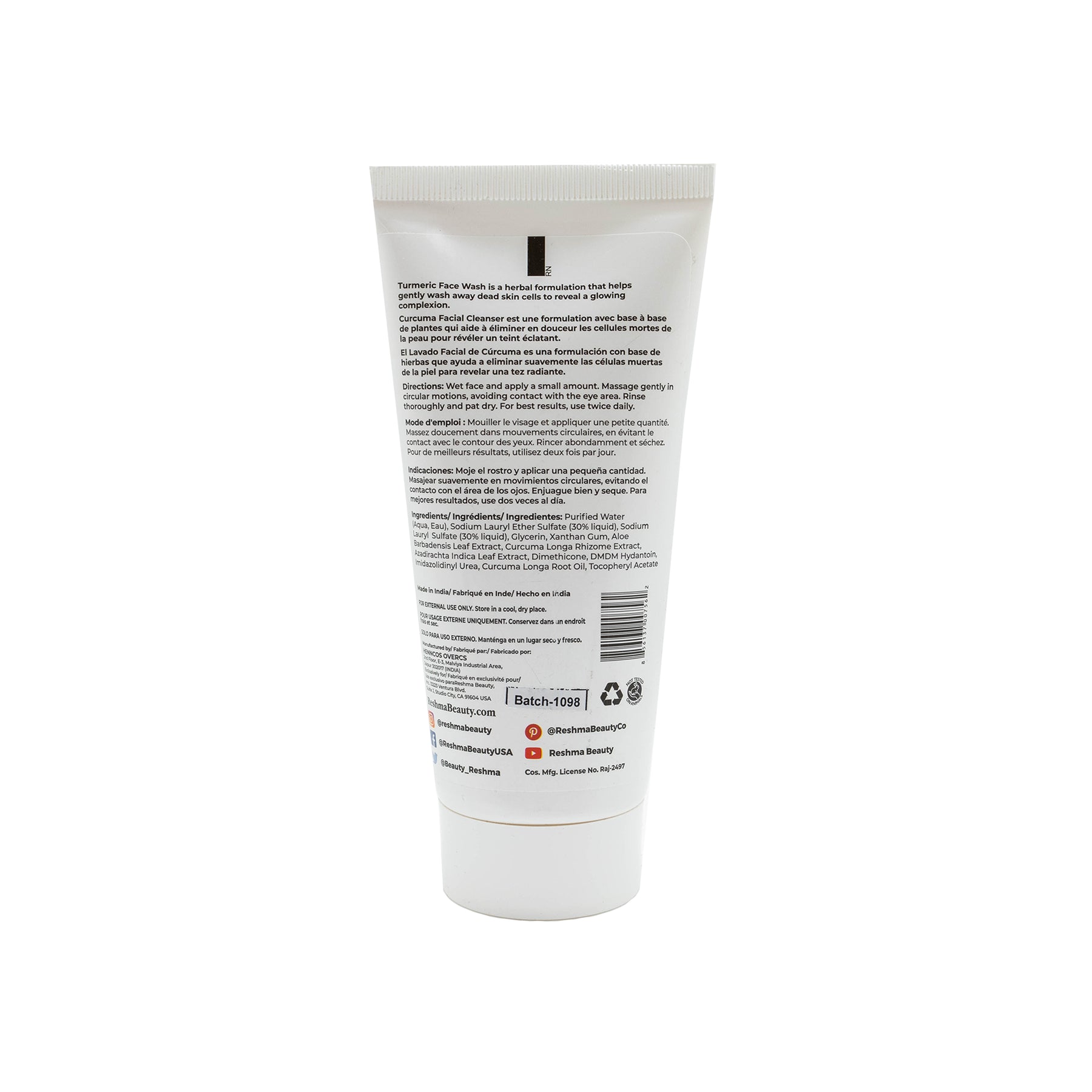 Reshma Face Wash - Turmeric
