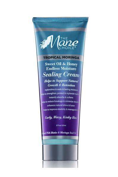 The Mane Choice Tropical Moringa Sweet Oil & Honey Endless Moisture Sealing Cream - Beautiful Black Hair