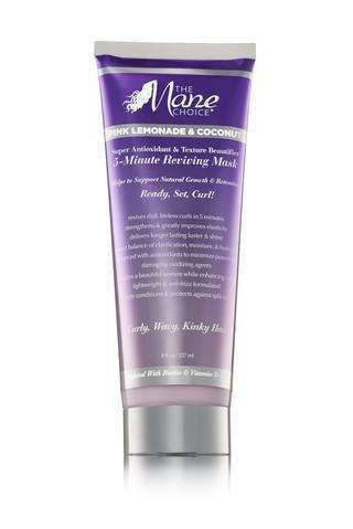 The Mane Choice Pink Lemonade & Coconut Super Antioxidant & Texture Beautifier 5-Minute Reviving Mask - Beautiful Black Hair