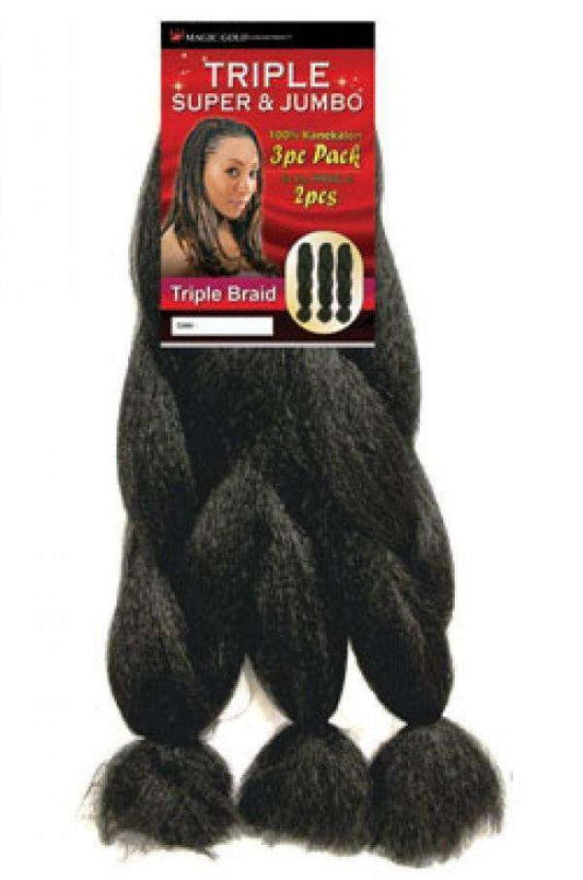 Magic Gold Triple Super & Jumbo Braid - Beautiful Black Hair