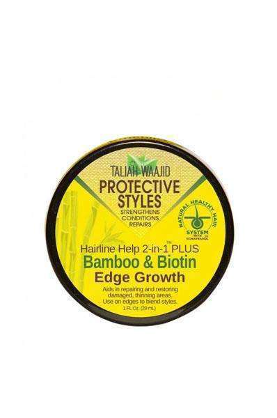 Taliah Waajid Protective Styles Hairline Help 2-in-1 Plus Bamboo & Biotin Edge Grow - Beautiful Black Hair