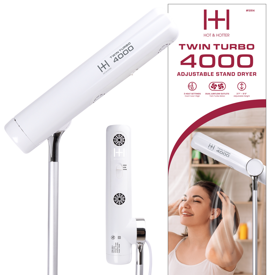 Hot & Hotter Twin Turbo 4000 Adjustable Stand Dryer #5914
