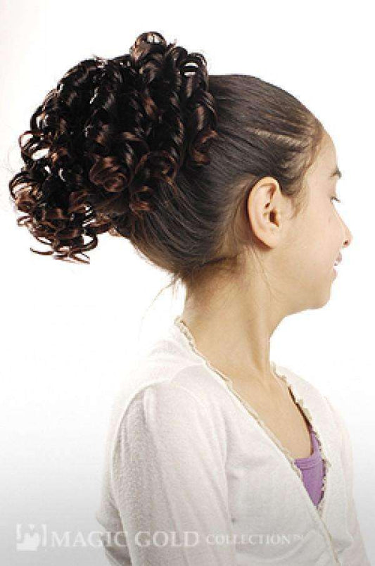 Magic Gold Kids Ponytail Twirl - Beautiful Black Hair