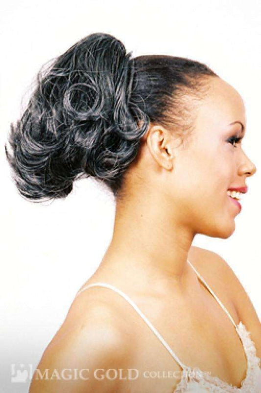 Magic Gold Silver Secret Ponytail U Silver - Beautiful Black Hair