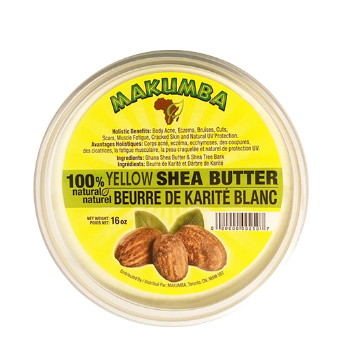 Makumba 100% Yellow Shea Butter 16oz - Beautiful Black Hair