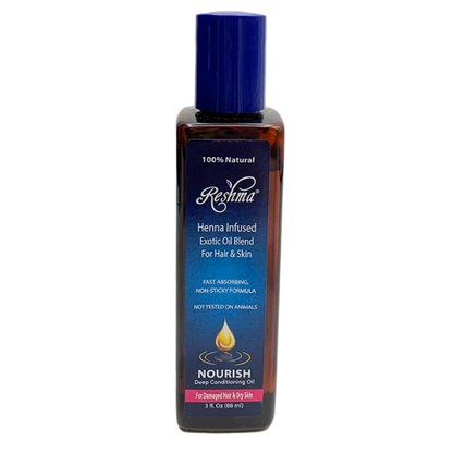 Reshma NOURISH Henna Infused Oil For Dry Hair & Skin