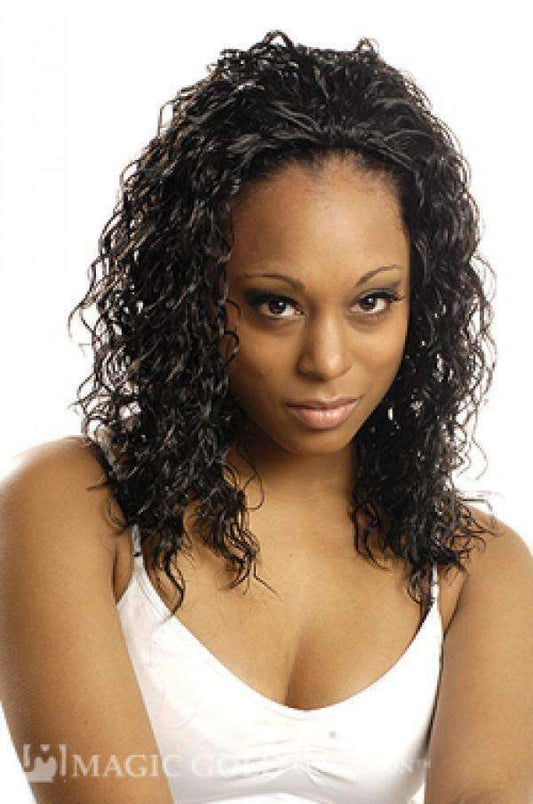 Magic Gold Synthetic Half Wig  Victoria - Beautiful Black Hair