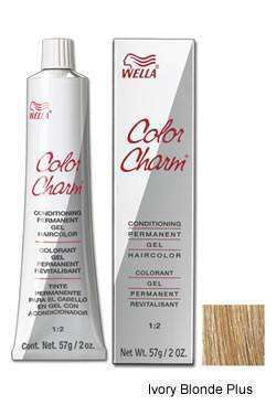 Wella Color Charm Gel Permanent Hair Color - 12P Ivory Blonde Plus - Beautiful Black Hair