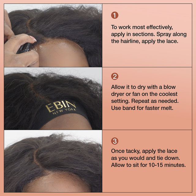 EBIN Wonder Lace Bond Glueless Lace Melt Spray