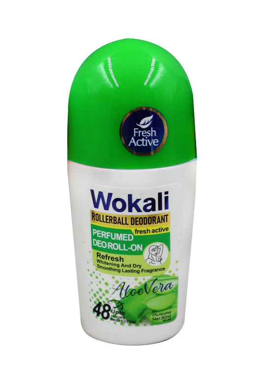 Wokali Perfumed Rollerball Deodorant - Aloe Vera