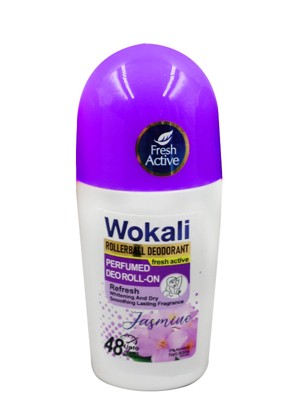 Wokali Perfumed Rollerball Deodorant - Jasmine