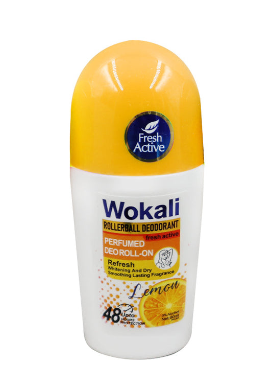 Wokali Perfumed Rollerball Deodorant - Lemon