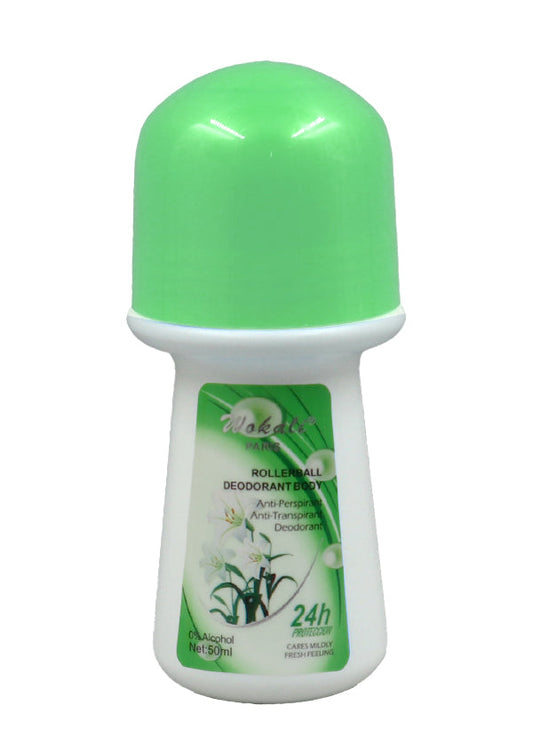 Wokali Rollerball Deodorant Body Anti-Perspirant - Lily