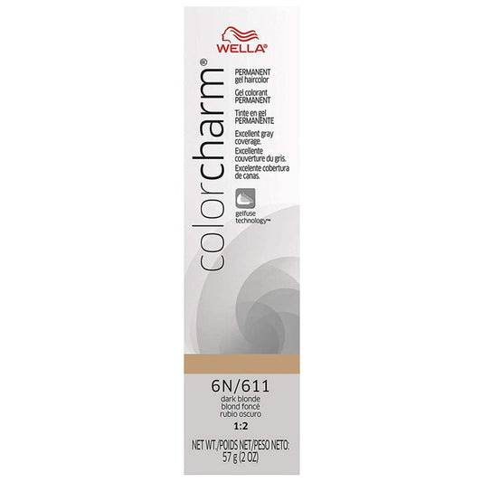 Wella Color Charm Gel Permanent Hair Color - 6N/611 Dark Blonde