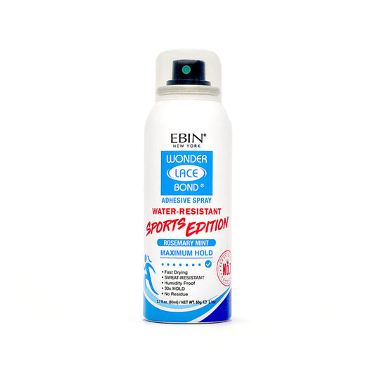 EBIN Wonder Lace Wig Bond Adhesive Spray - Sports Edition Maximum Hold 2.7oz