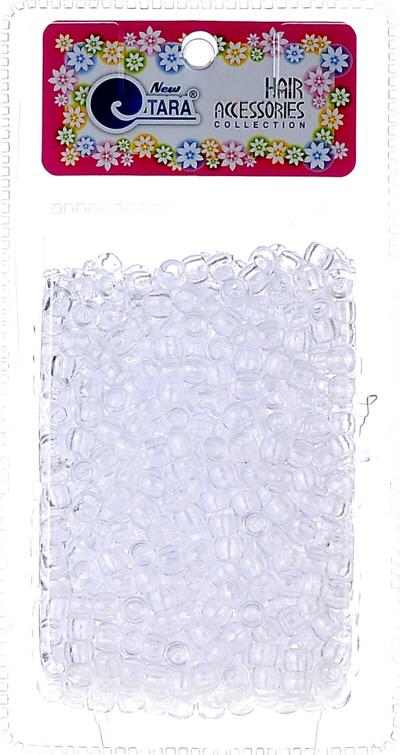 Tara Hair Beads - Clear Jumbo Pack #ZQ72272 - Beautiful Black Hair