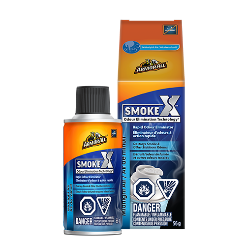 Armor All Smoke X Rapid Odor Eliminator Midnight Air - Beautiful Black Hair