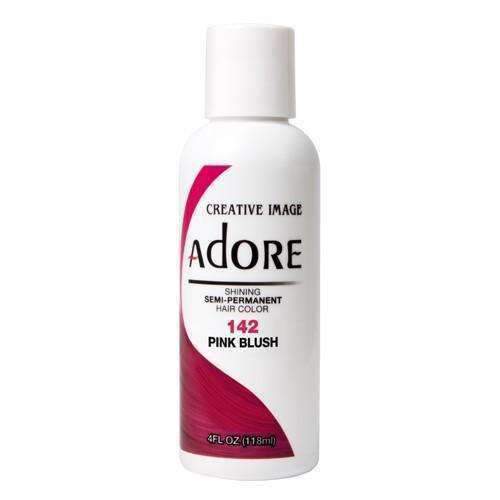 Adore Semi-Permanent Hair Color - 142 Pink Blush - Beautiful Black Hair
