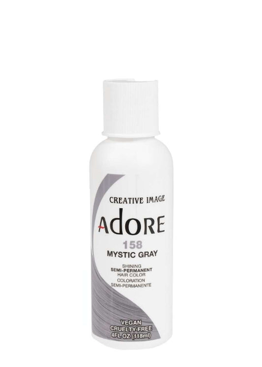 Adore Semi-Permanent Hair Color - 158 Mystic Gray - Beautiful Black Hair