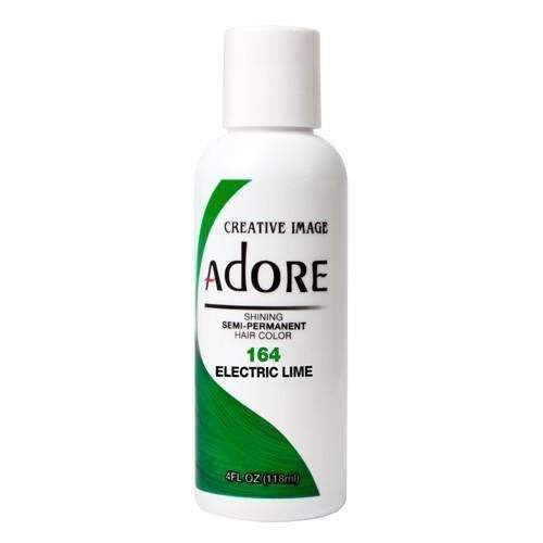 Adore Semi-Permanent Hair Color -164 Electric Lime - Beautiful Black Hair
