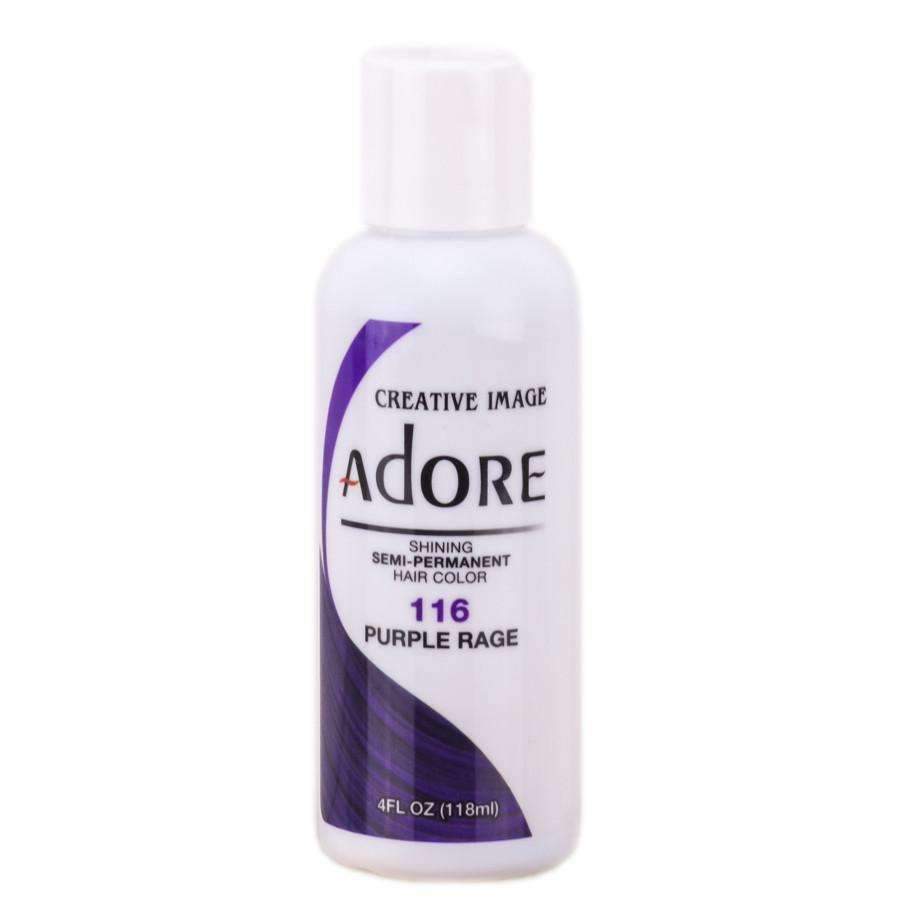 Adore Semi-Permanent Hair Color -116 Purple Rage - Beautiful Black Hair