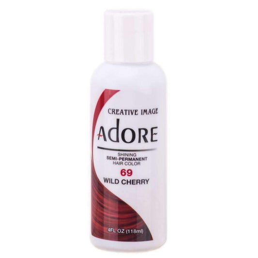 Adore Semi-Permanent Hair Color - 69 Wild Cherry - Beautiful Black Hair