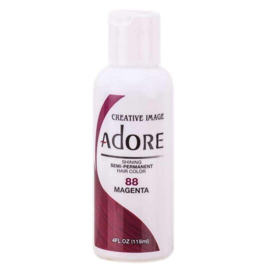 Adore Semi-Permanent Hair Color -88 Magenta - Beautiful Black Hair