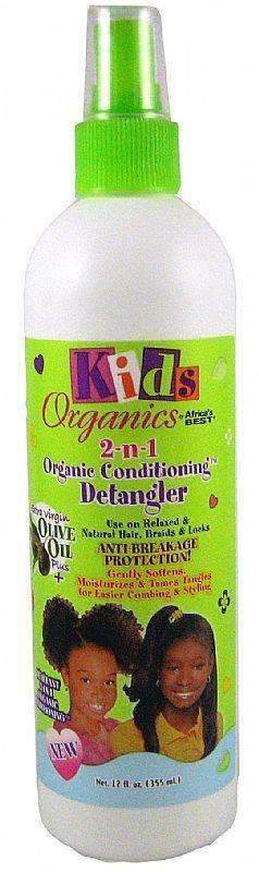 Africa's Best Organics 2-N-1 Organic Conditioning Detangler For Kids - Beautiful Black Hair