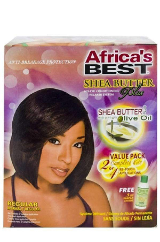 Africa's Best Shea Butter Plus Relaxer Vaule Pack Regular - Beautiful Black Hair