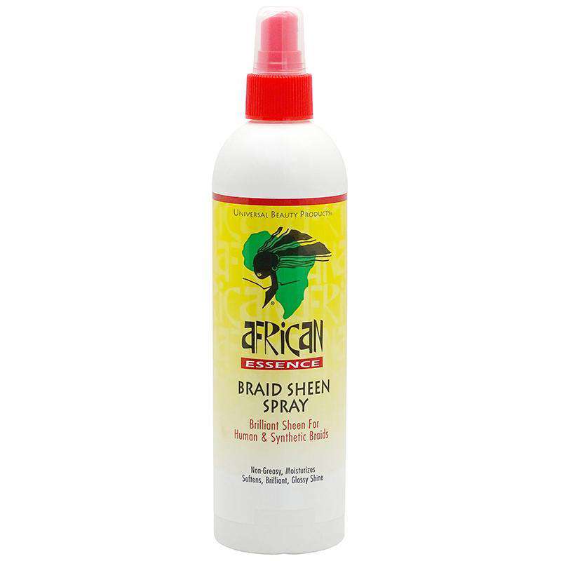 African Essence Braid Sheen Spray 4oz - Beautiful Black Hair