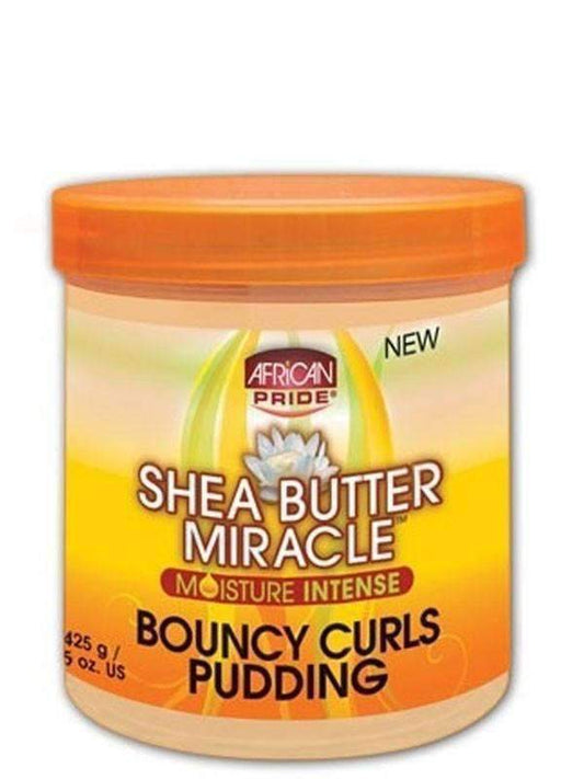 African Pride Shea Butter Miracle Bouncy Curls Pudding 15oz - Beautiful Black Hair