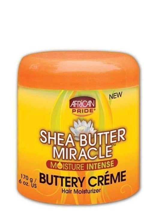 African Pride Shea Butter Miracle Buttery Creme 6oz - Beautiful Black Hair