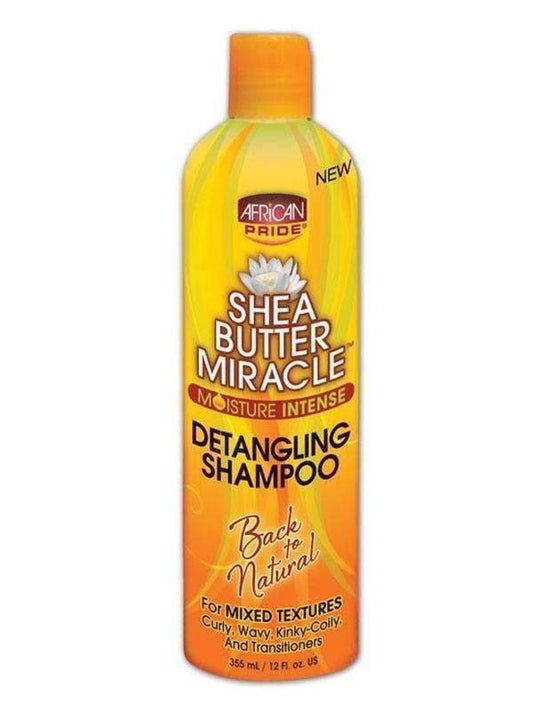 African Pride Shea Butter Miracle Detangling Shampoo 12oz - Beautiful Black Hair