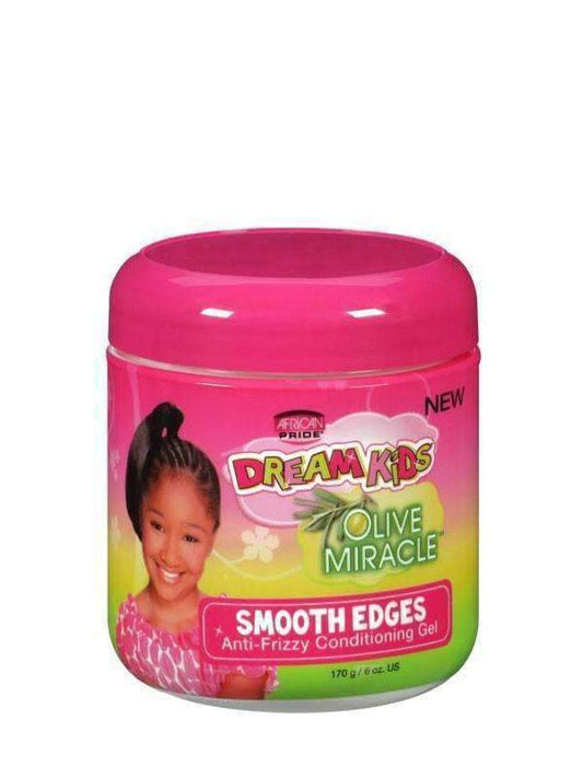 African Pride Dream Kids Smooth Edges Anti-Frizzy Conditioning Gel - Beautiful Black Hair