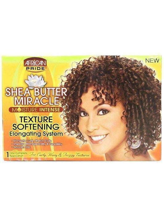 African Pride Shea Butter Miracle Texture Softening Elongating System - Beautiful Black Hair