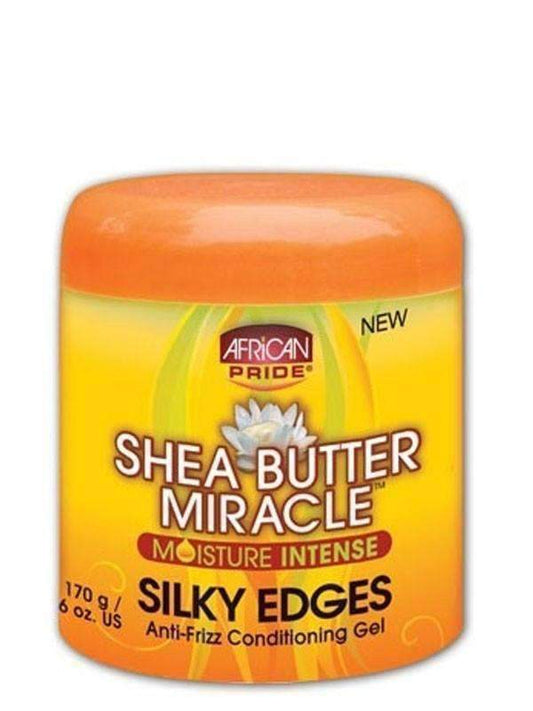 African Pride Shea Butter Miracle Silky Edges 6oz - Beautiful Black Hair
