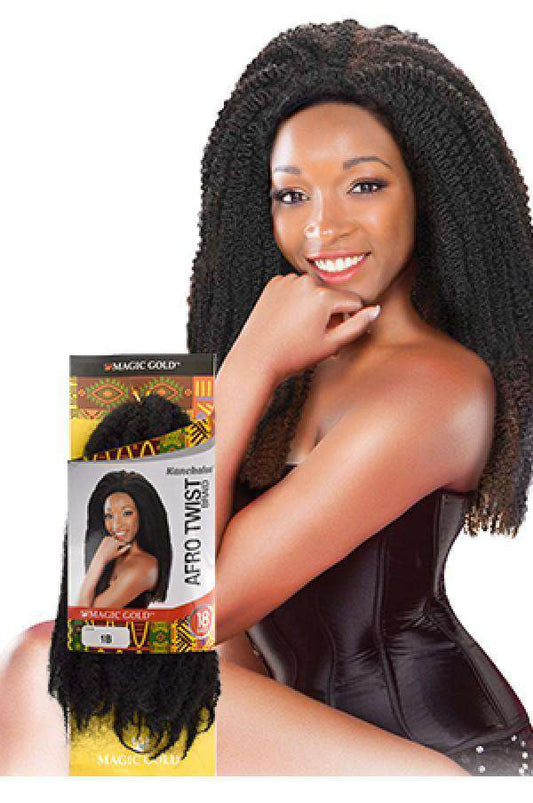 Magic Gold Afro Twist Braid - Beautiful Black Hair