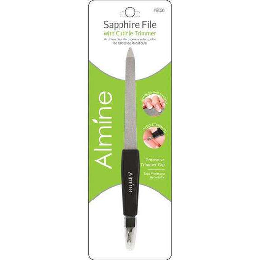 Almine Sapphire File w/ Cuticle Trimmer #6056