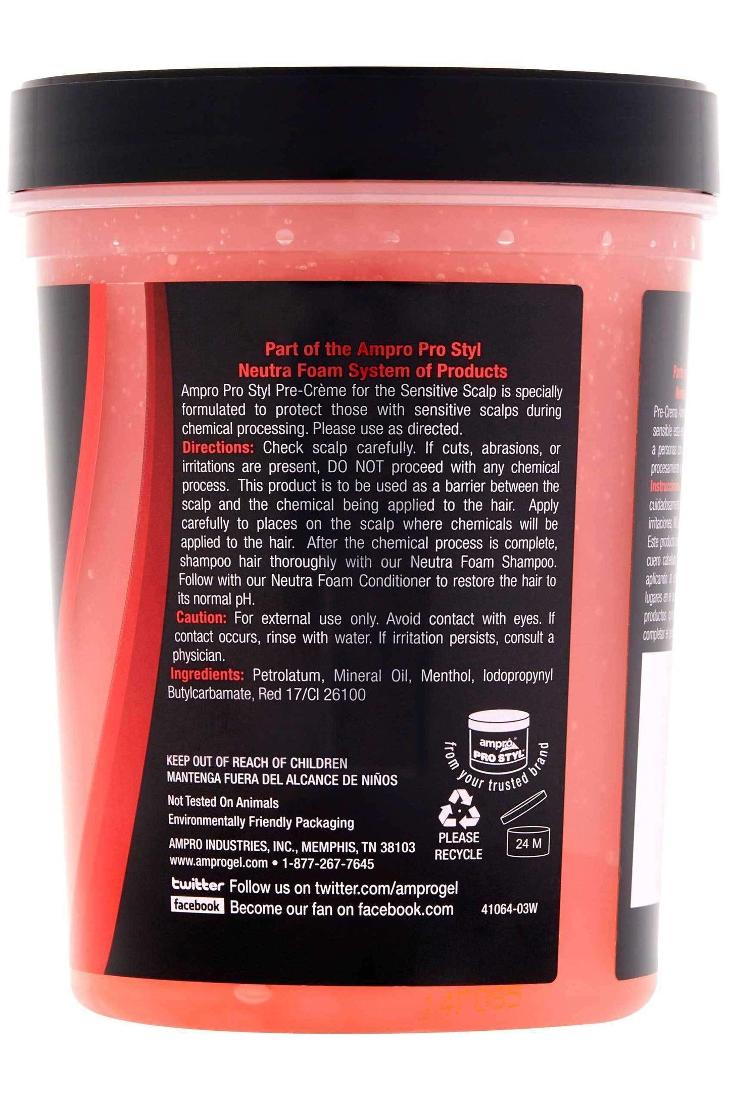 Ampro Pro Styl Neutra Foam Pre-Creme For Sensitive Scalp