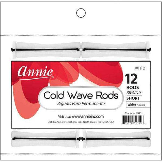 Annie Cold Wave Rods 3/5" Short #1110 White
